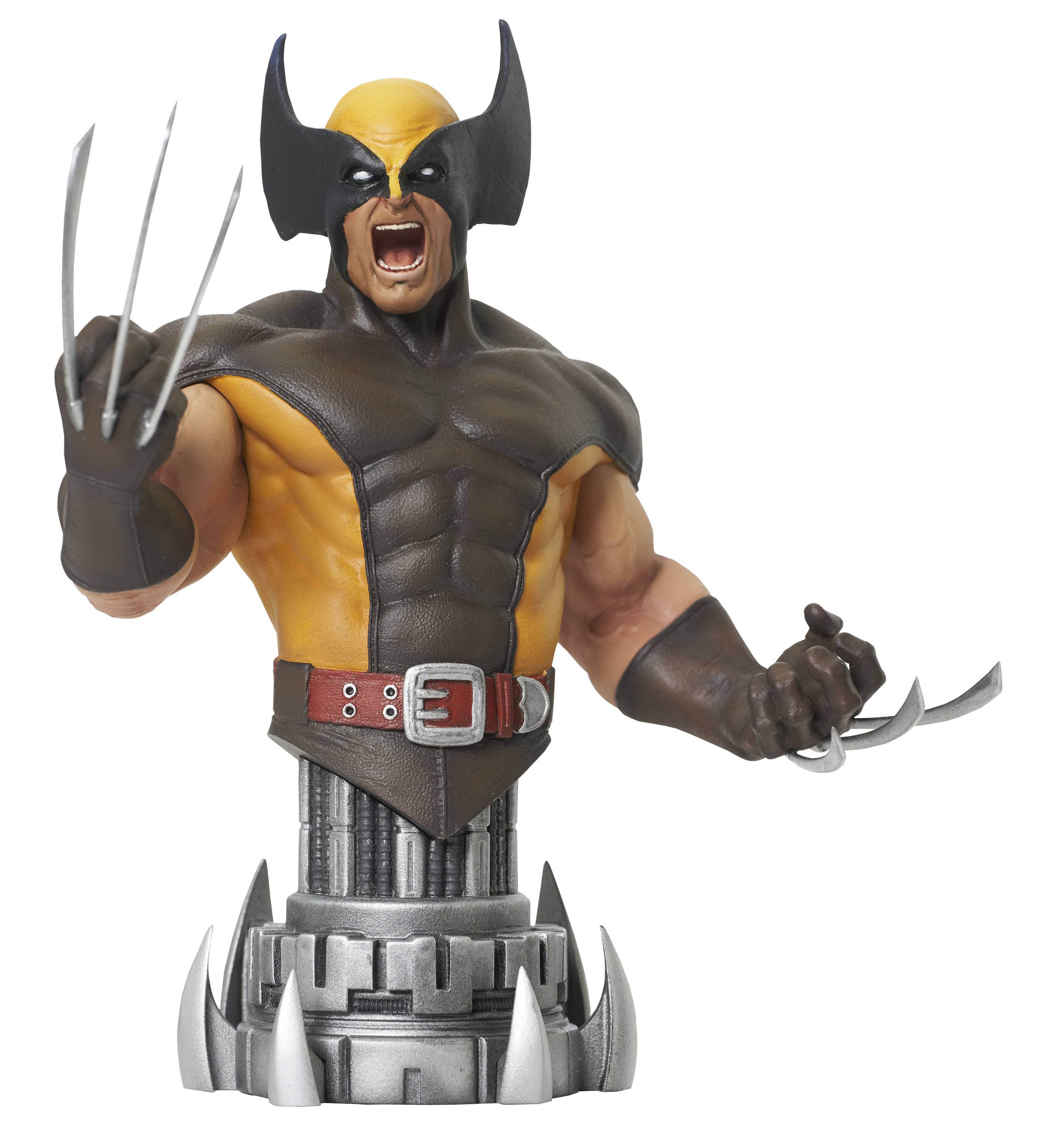 Pre-Order Diamond Marvel Wolverine Brown Costume Bust